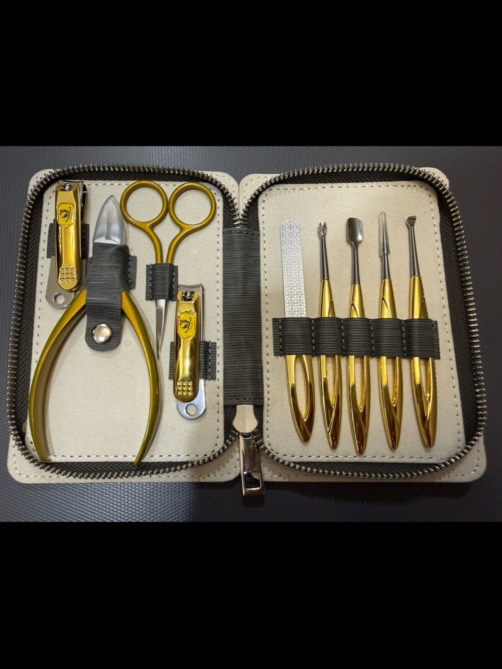 9 Pcs manicure pedicure set nail clippe